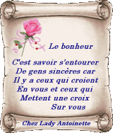 le bonheur c'est savoir...............